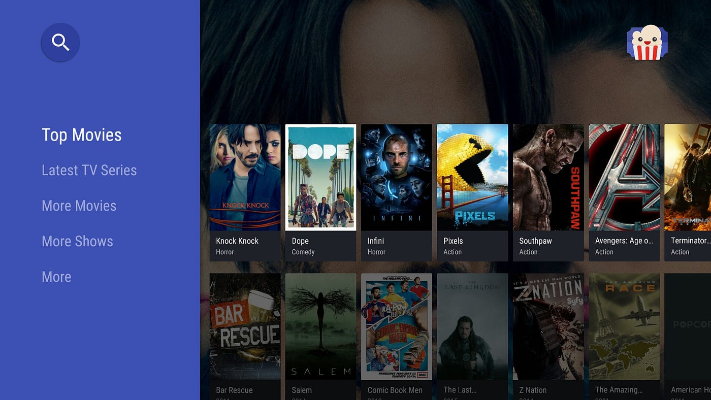 Popcorn Time for Android TV (pre-release) | by Doug Belshaw | Medium