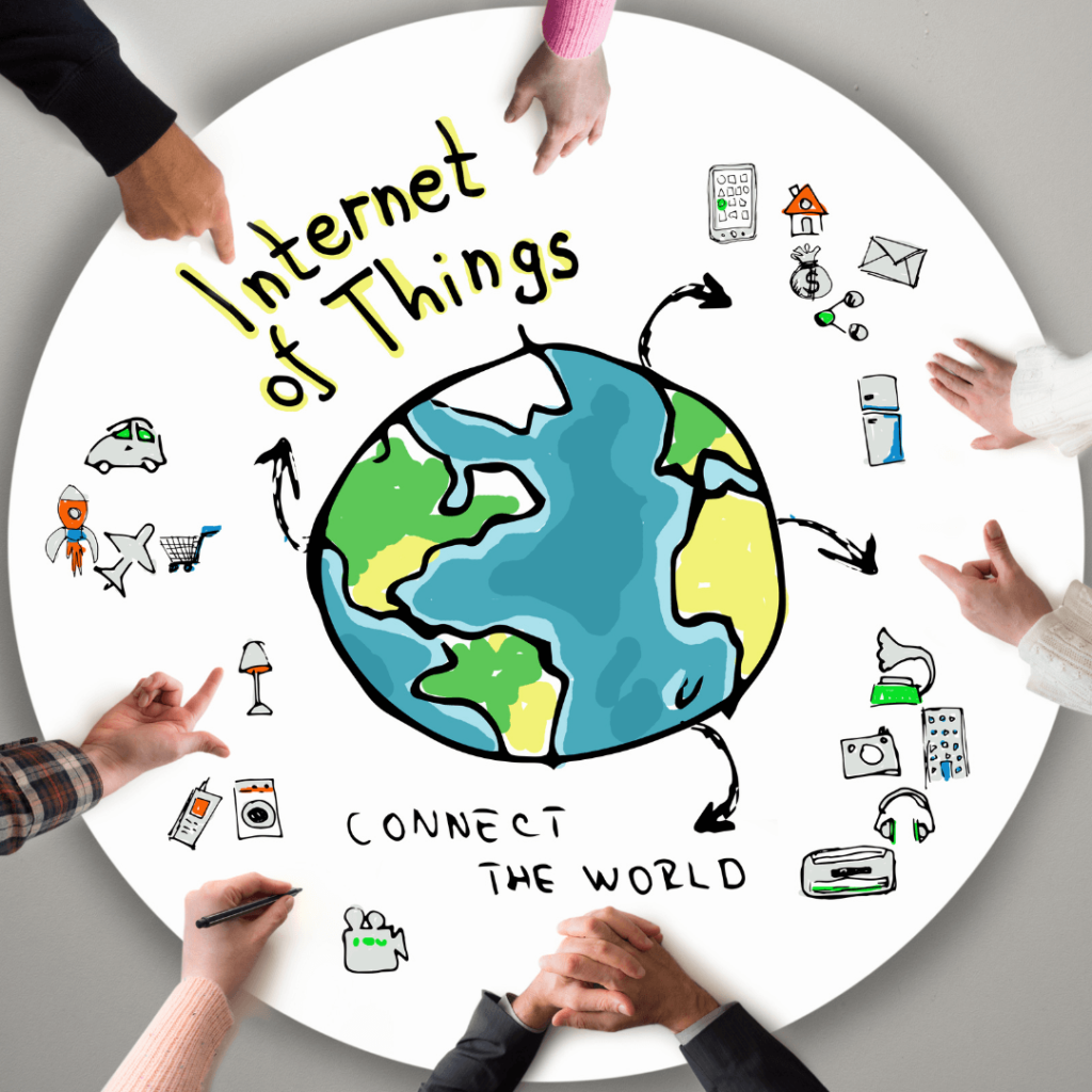 All the things connected by the internet of things