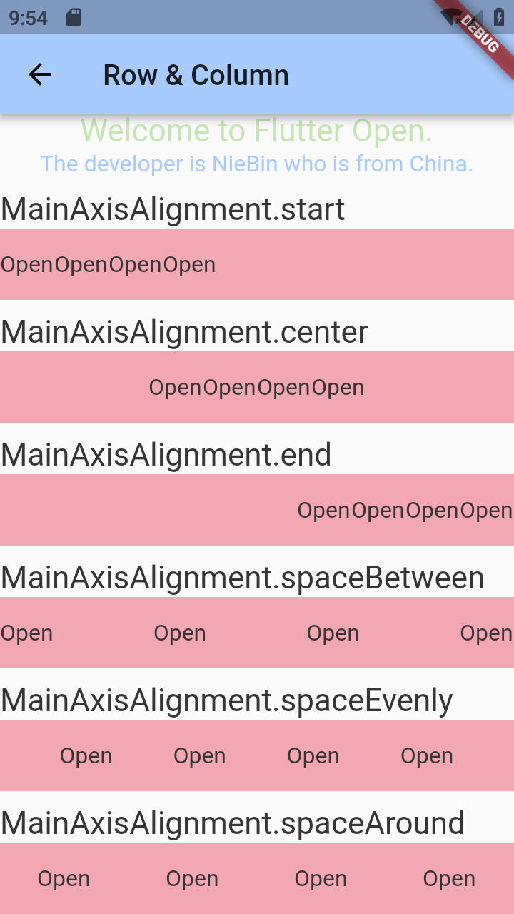 Flutter Widgets 04 | Row & Column | by NieBin | flutteropen | Medium