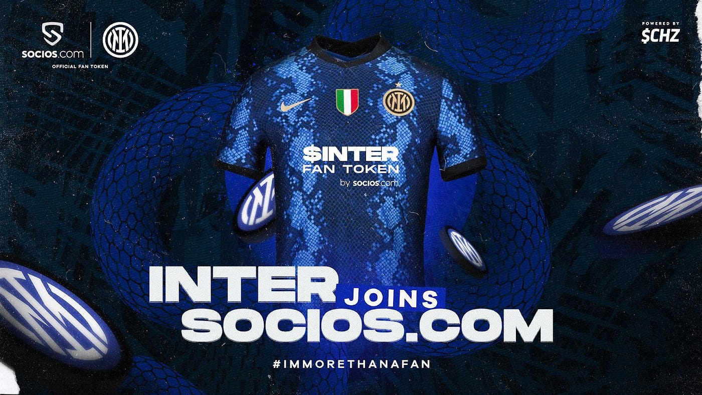 A NEW ERA BEGINS: INTER ANNOUNCE SOCIOS.COM AS NEW FRONT OF SHIRT PARTNER  FOR 2021/22 SEASON | by Chiliz | Chiliz | Medium