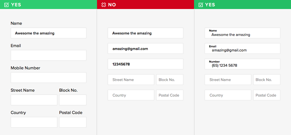 5 Most Used Mobile Form Design Principles And Examples For Learning 