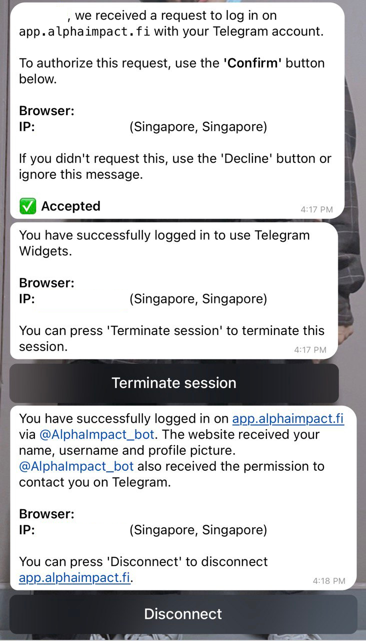 Alpha Impact Telegram Signals - image source