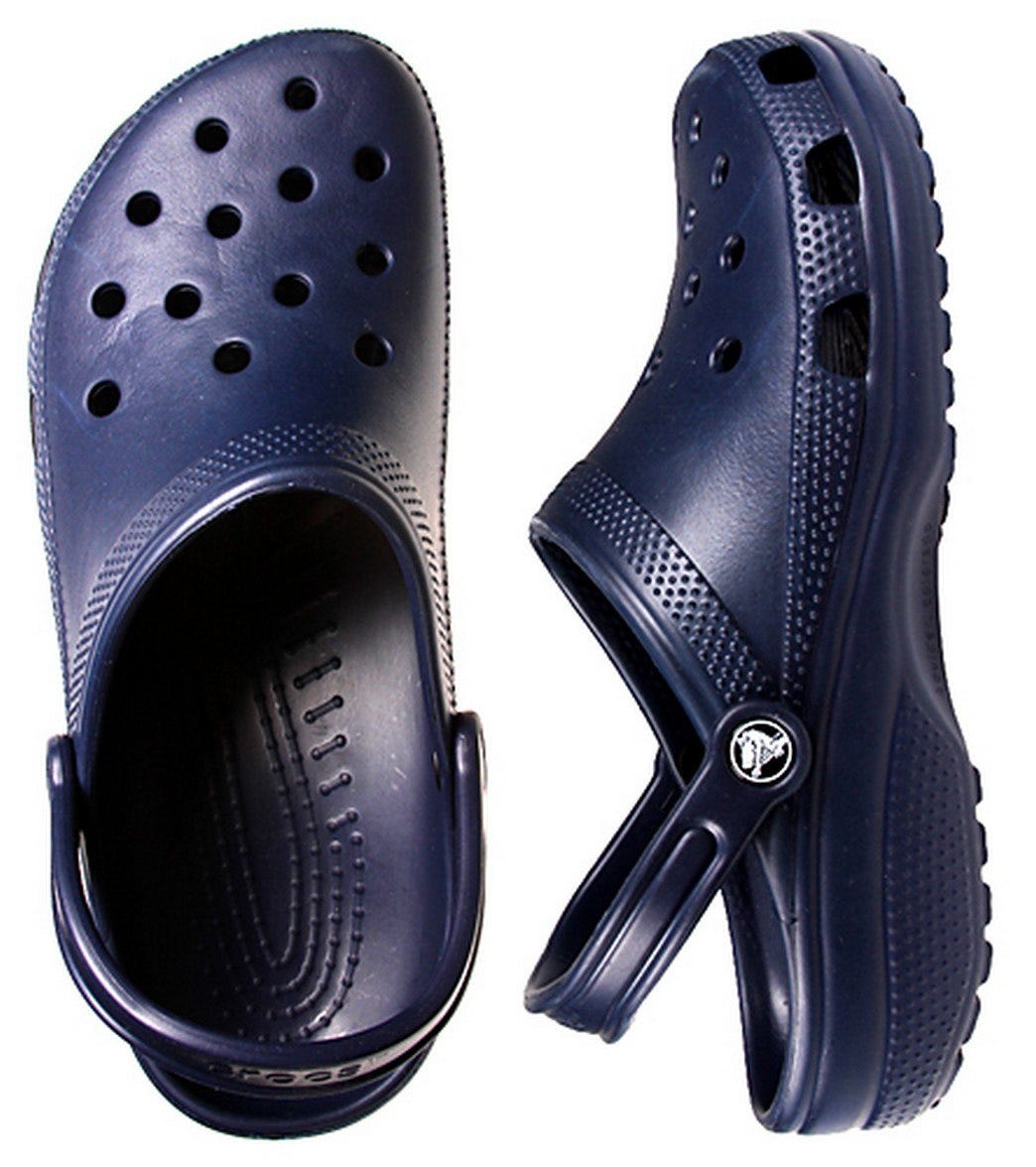 Footwear follows the design principle behind Crocs | by Dheeraj Nanduri | ThroughDesign | Medium