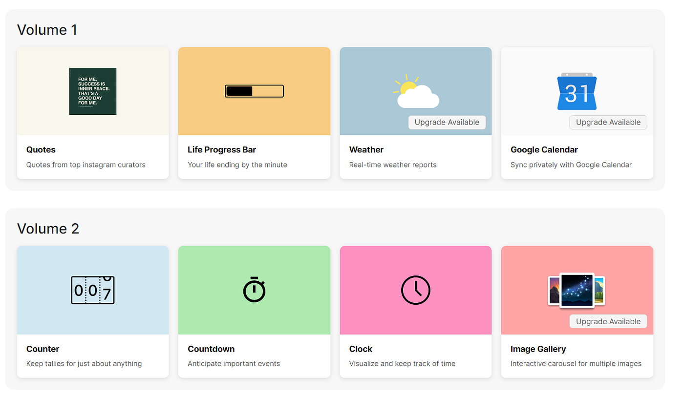 Widgets That Will Enhance Your Notion Setup by Yemeen ILLUMINATION
