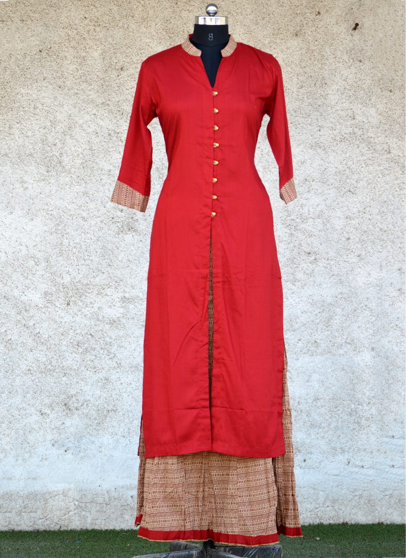 stitching designs for kurtis