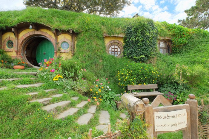 Is It Real Bilbo Baggins Precious Hobbit House Straight