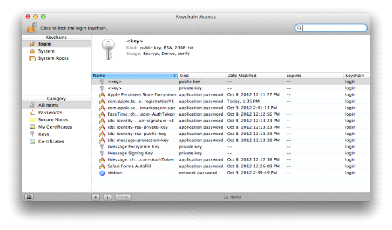 Keychain Access Mac OSx usage, troubleshooting, resetting, sharing | by  Andrew Perfiliev | Medium