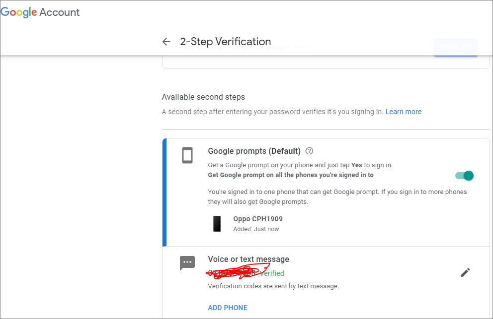 Strengthening 2-Step Verification by showing phone prompts while making ...