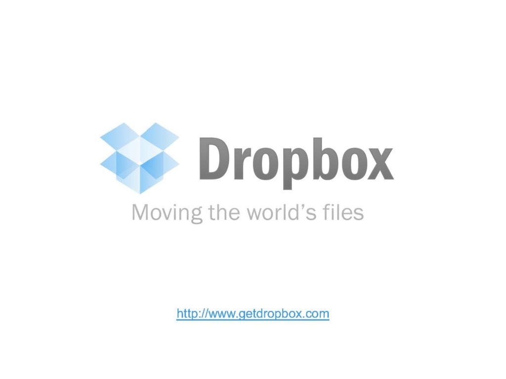 Dropbox pitch deck to raise seed capital investment | by Alexander Jarvis |  Medium