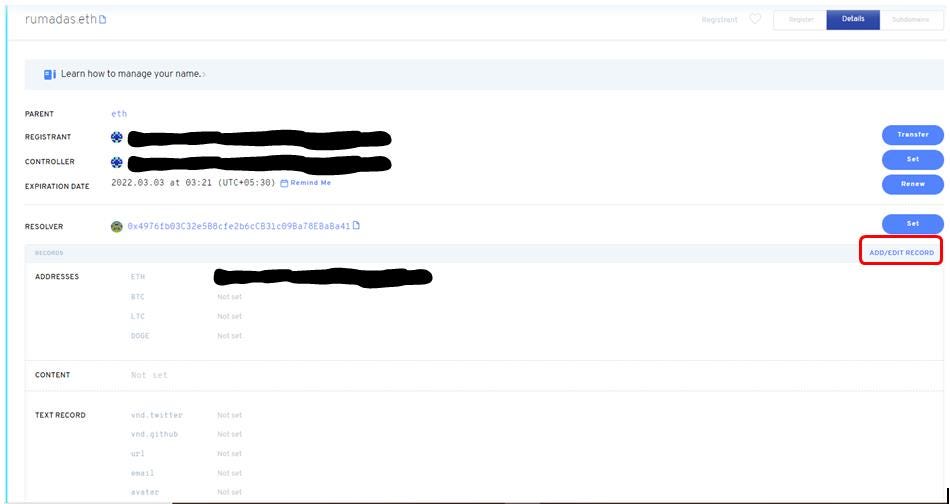 How to find ethereum address