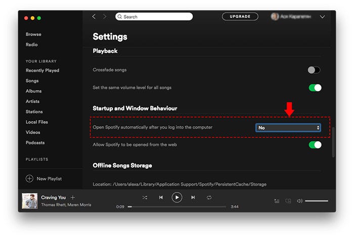 Spotify opens automatically on mac os