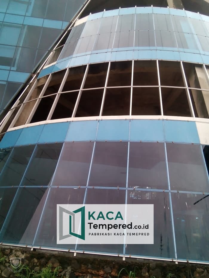 Curtain Wall Dinding Kaca  Tempered Gedung  Termurah di 