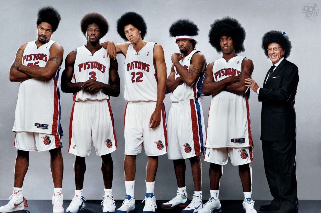 Building the Perfect Team; Through the 2004 Detroit Pistons, Seven Samurai  & The Beatles | by Etai Mizrahi | Medium