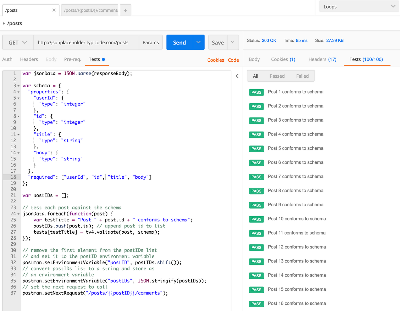 loops-and-dynamic-variables-in-postman-part-2-by-john-patterson-medium