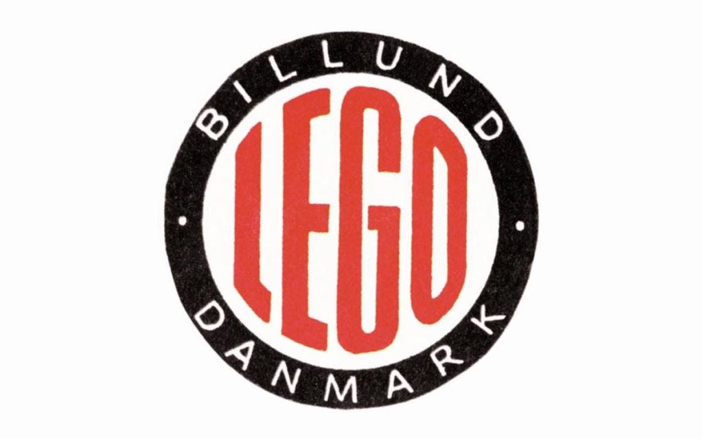 History Of The Lego Logo Design Evolution 1942 By Inkbot Design Medium