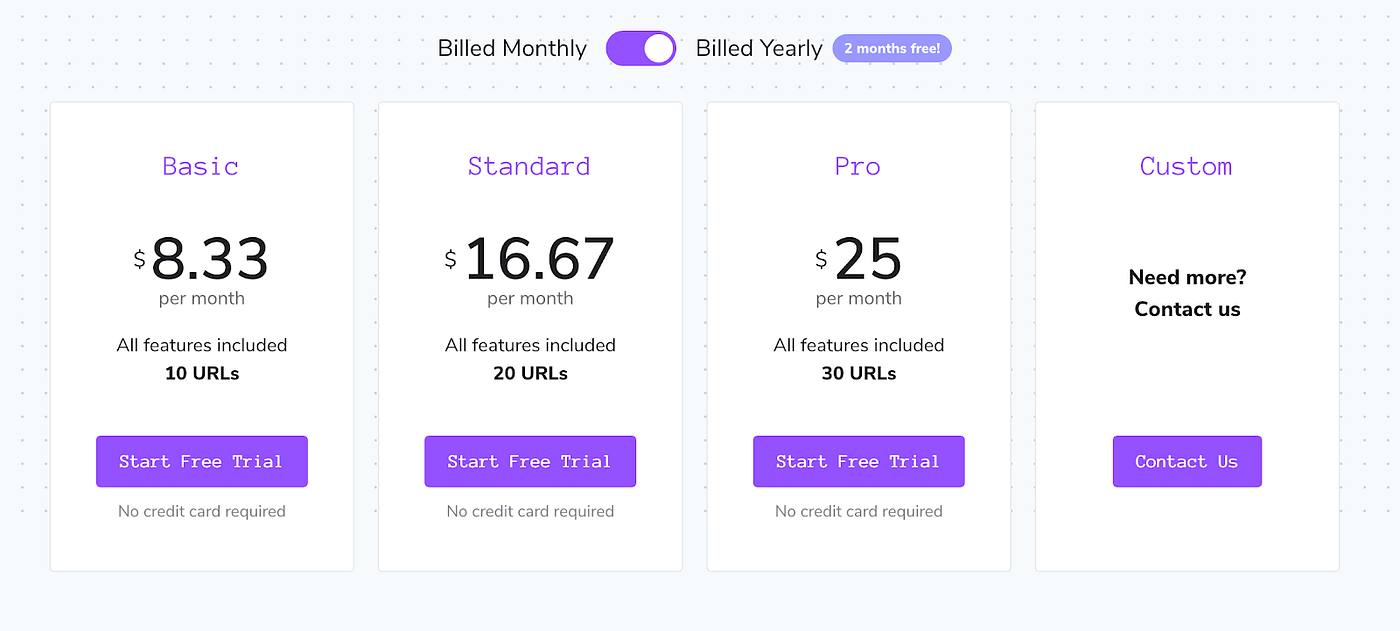 Pricing