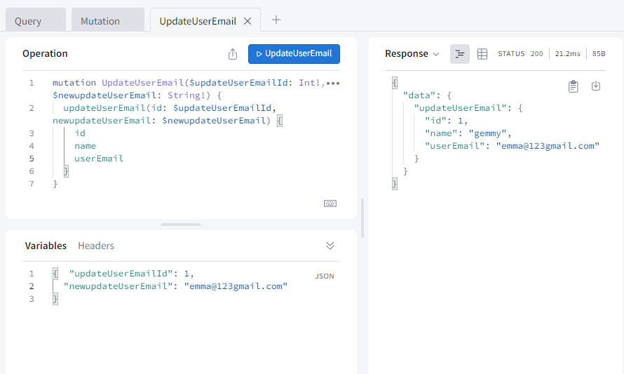 Build Graphql folder structure and perform CRUD operations with JSON