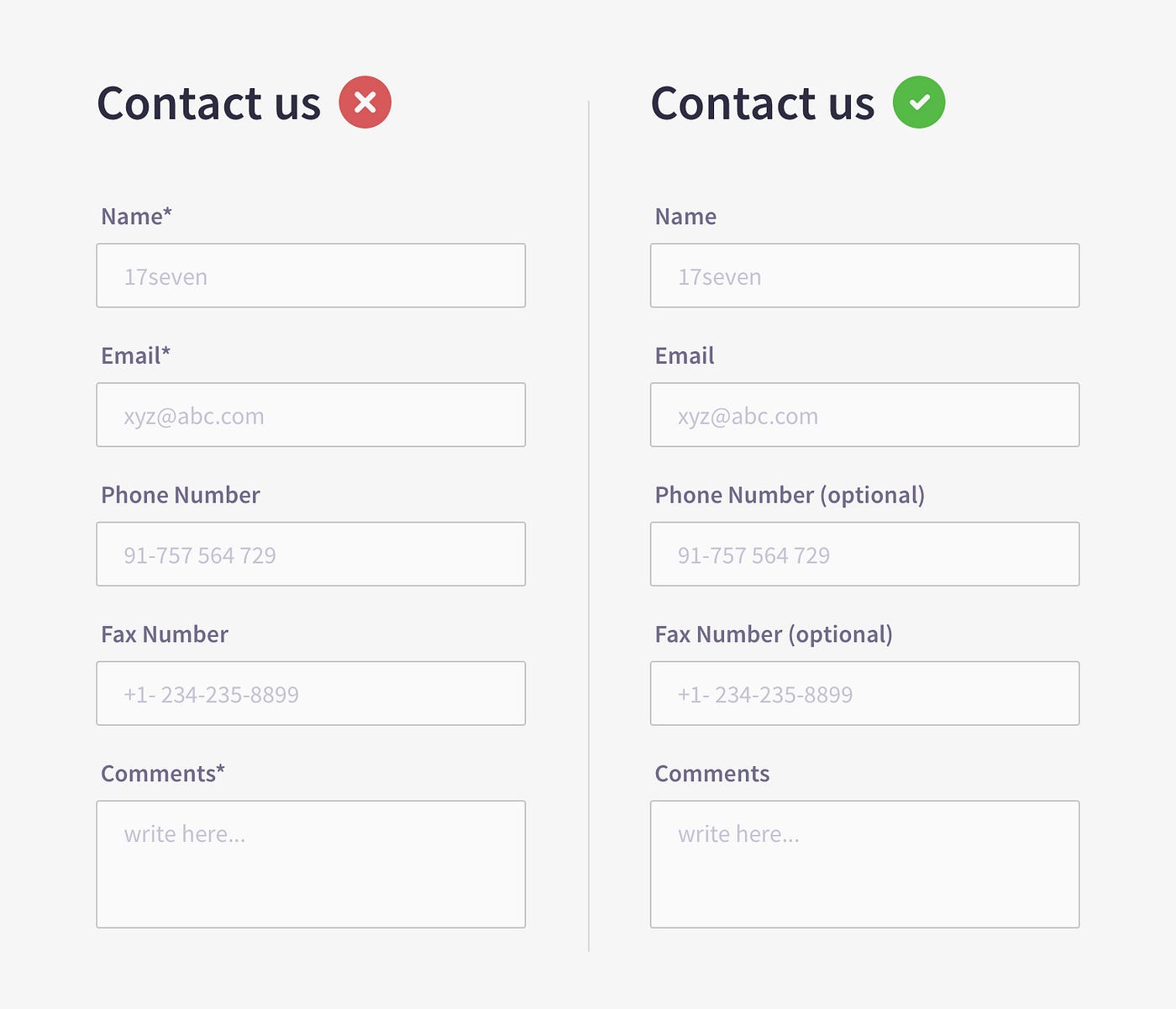 How to design high-conversion forms? | by 17Seven | 17Seven | Medium