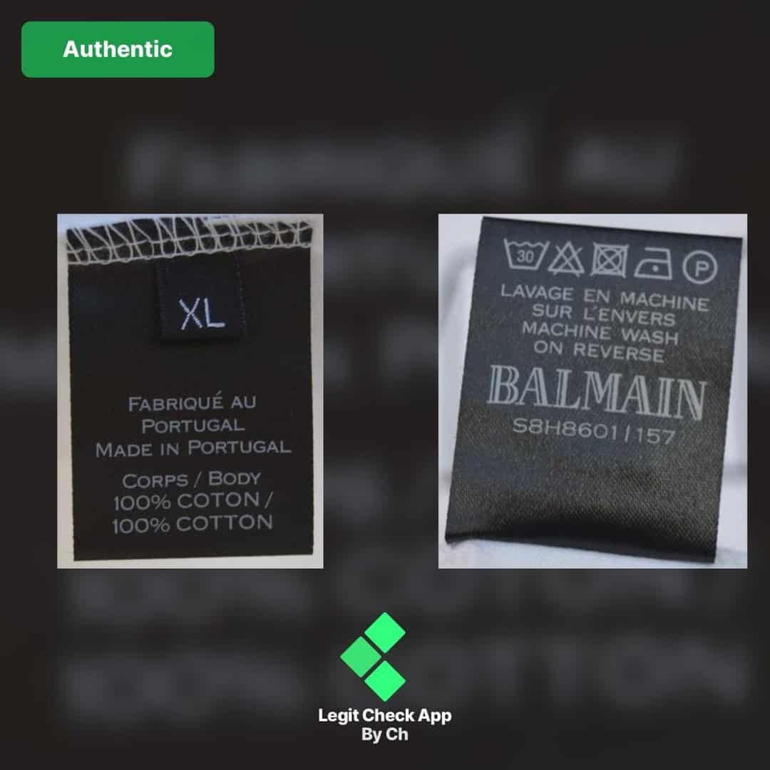 How To Fake Balmain Logo T-Shirts (Real Fake) | Legit Check By Ch | Medium