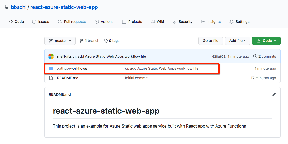 Two Ways to Deploy React Static Web Apps Service on Azure | by Bhargav ...