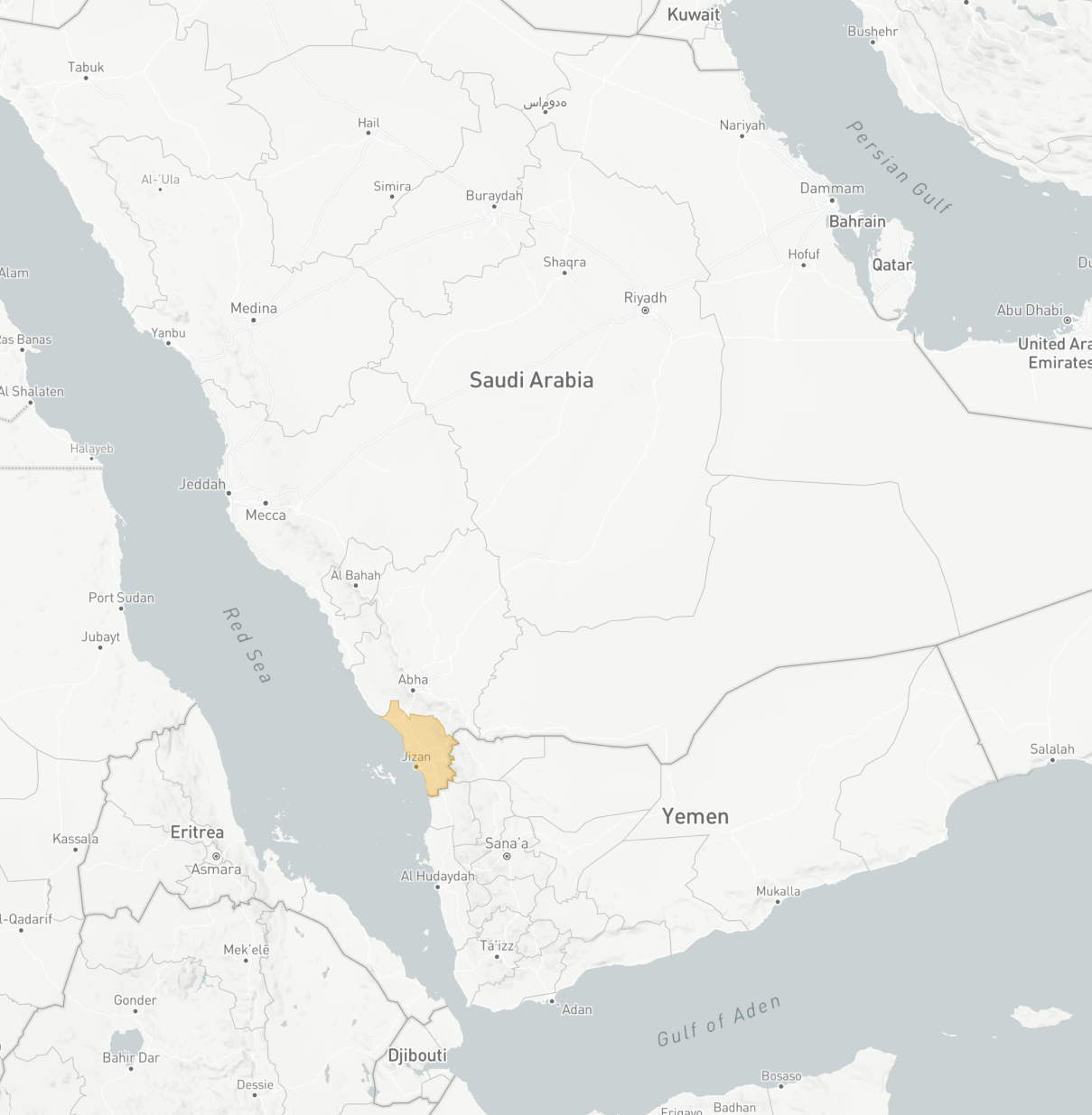 Jazan Saudi Arabia Map Case Study: Tourism Application For The City Of Jazan, Saudi Arabia 2021 |  By Nesrin Almehmadi | Bootcamp