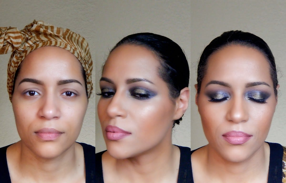 Dark Grey & Gold Smokey Eye Inspired Look with Maybelline 50Q & Yaby  Eyeshadow | by ThatsJustKarin | Medium