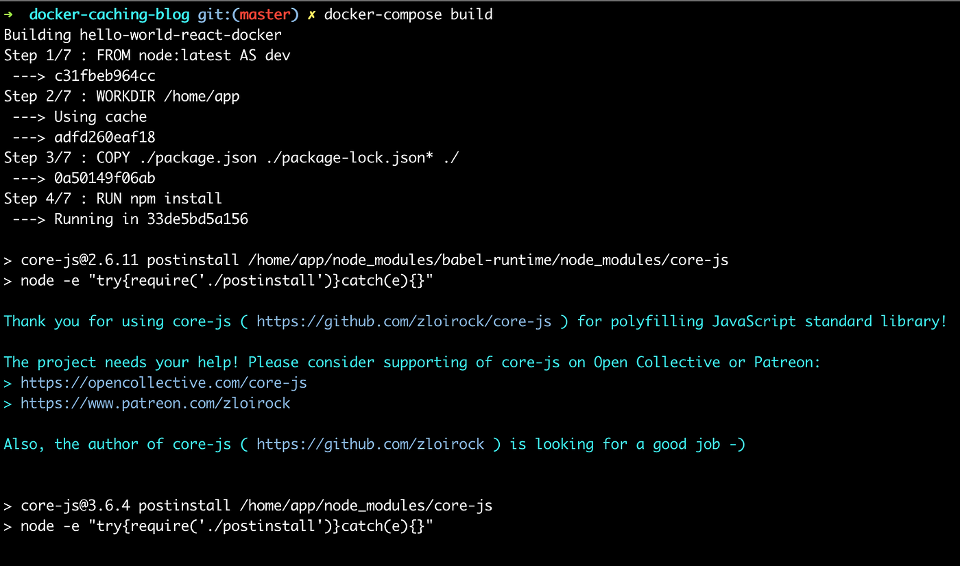 Sharing a Cached Layer Between Docker and Docker Compose Builds | by Aleksa  Vukotic | Better Programming