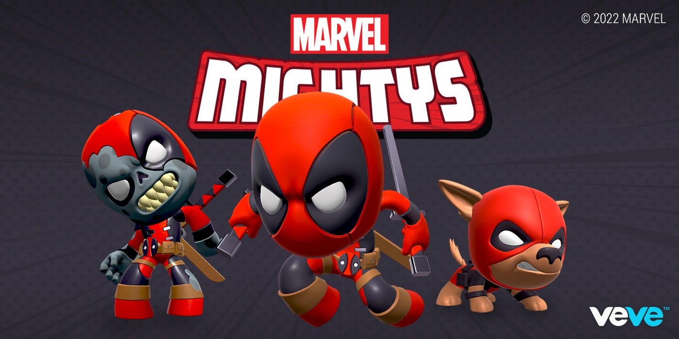 VeVe - Marvel Mightys — Deadpool NFT ⚡