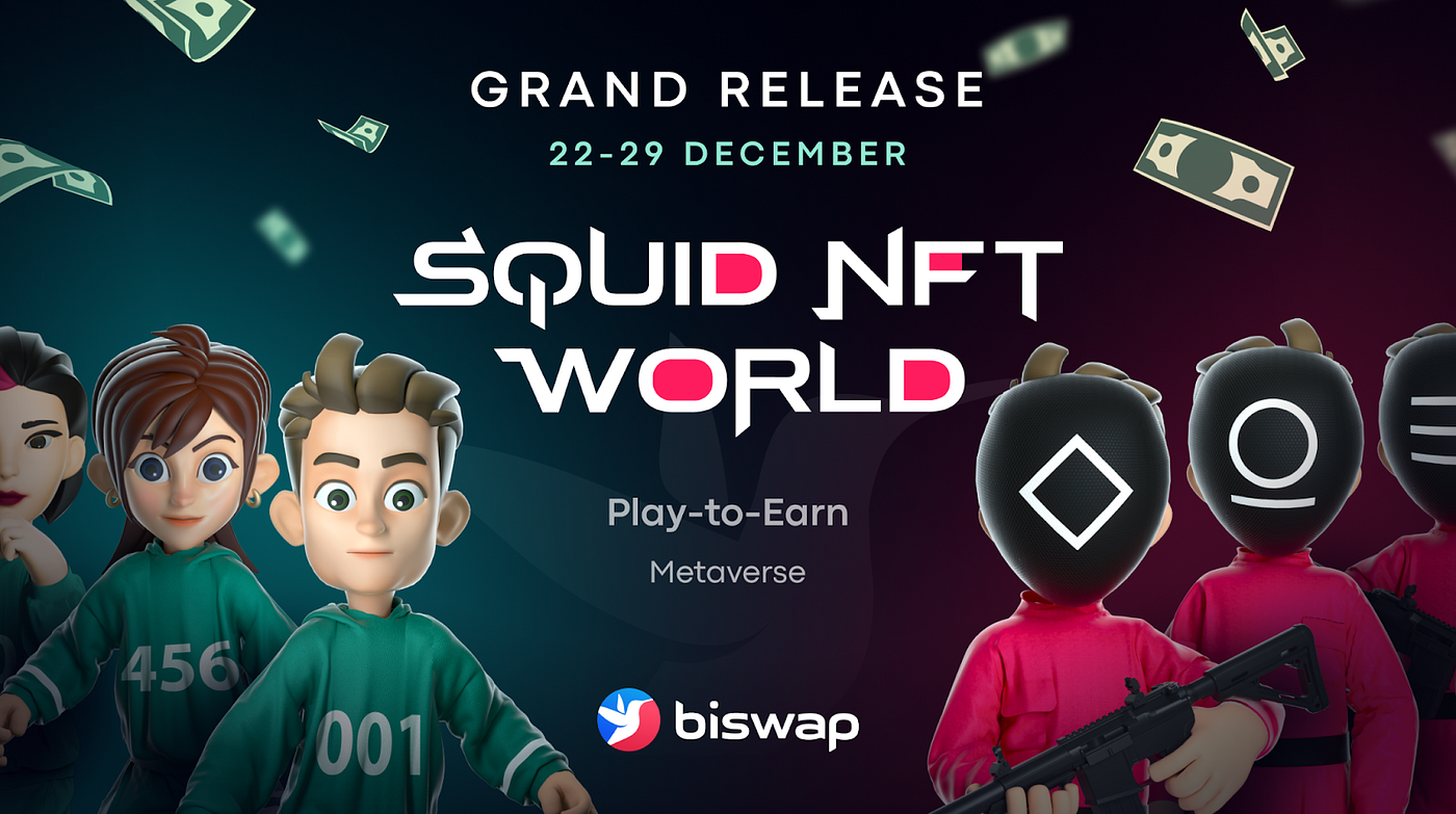 Biswap Play-to-Earn | “Squid NFT World” on December 22–29! | by Biswap |  Medium
