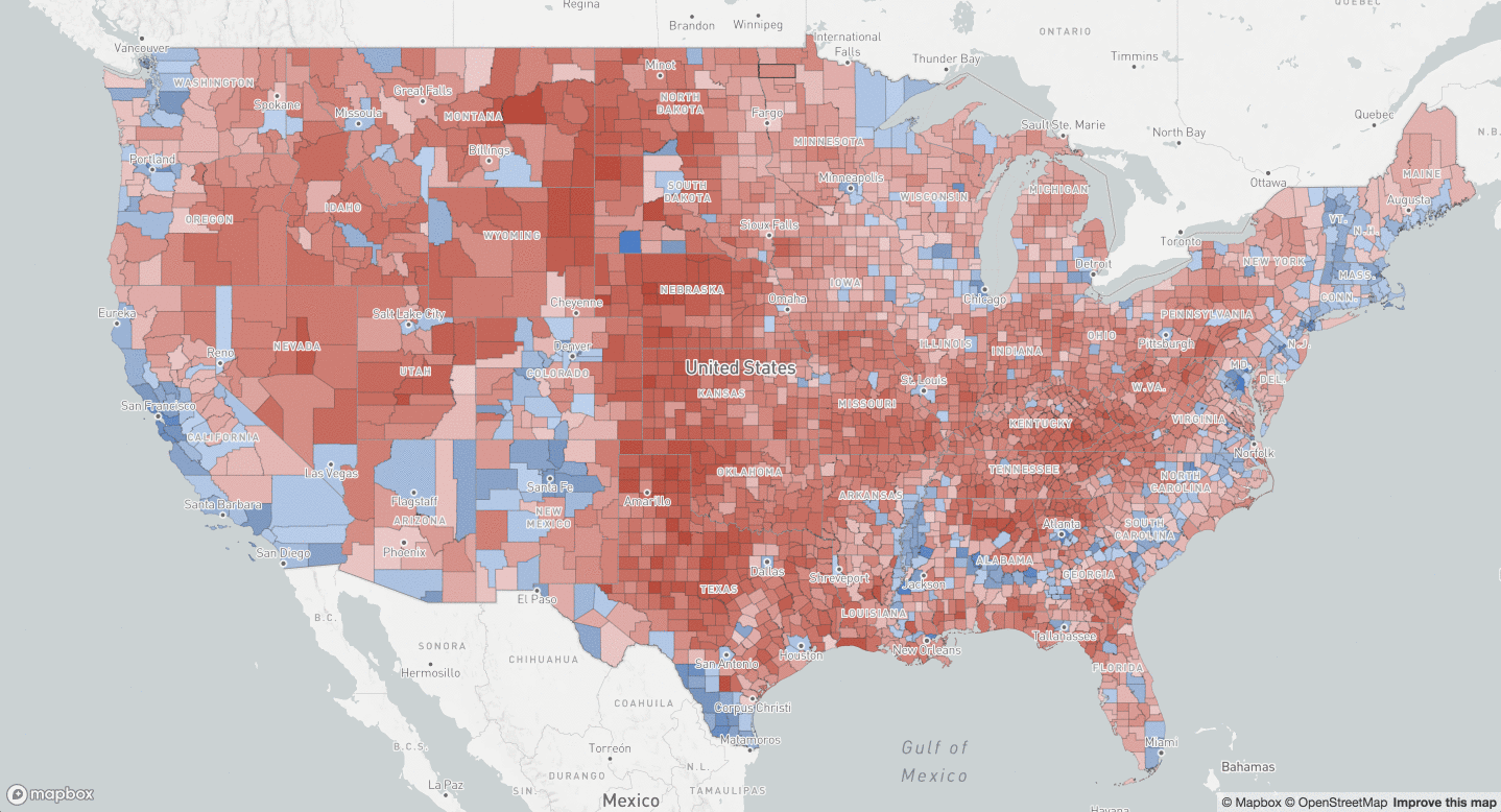 Up To Date Presidential Map Live Electoral Maps: A Guide To Feature State | By Mapbox | Maps For  Developers