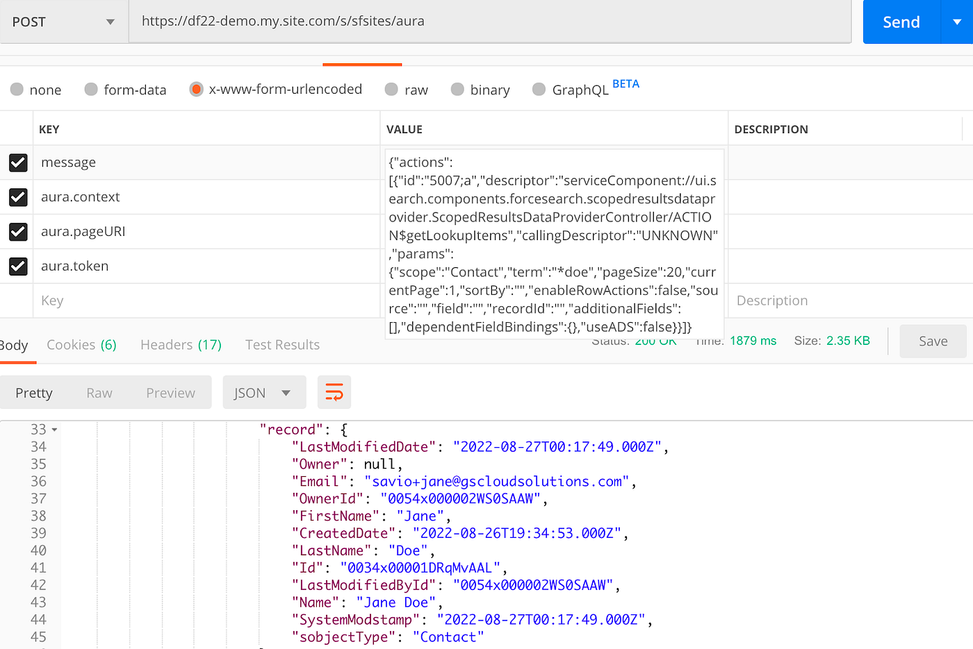 In order to not have a data leak you need to understand that this is a backend operation that doesn't need to run in the user mode in Salesforce Experience Cloud