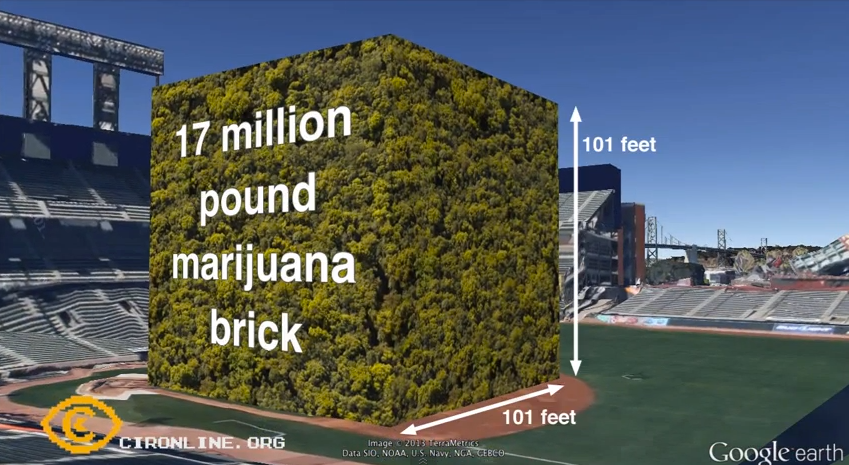 1000000 pounds of weed