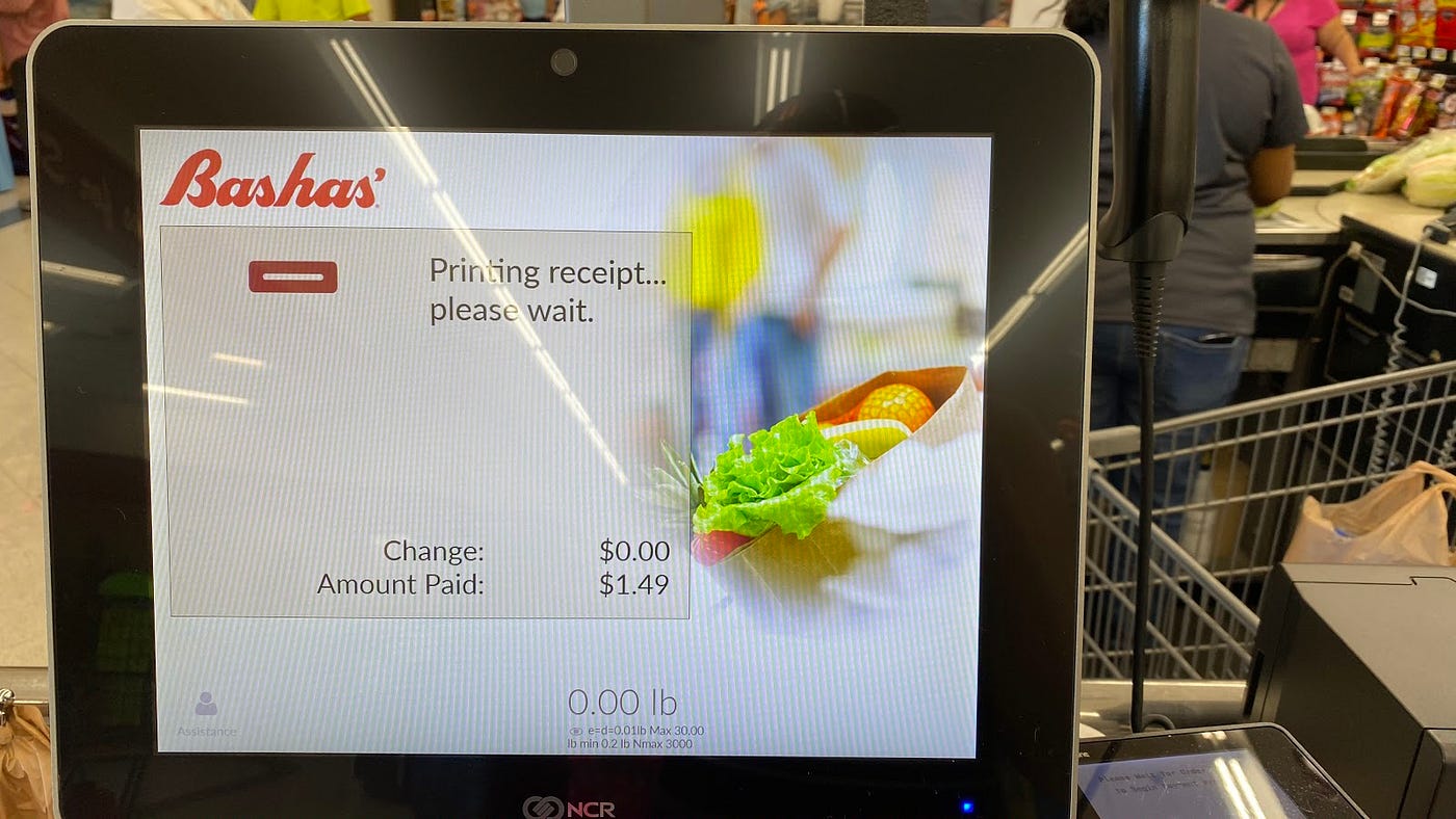 What's for lunch?. UX at the self-checkout | by Melissa Vela | UX Collective
