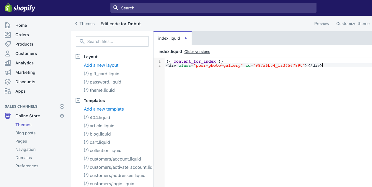 Adding Plugins to a Shopify Theme with HTML | by Shasanya Onaopemipo |  Medium