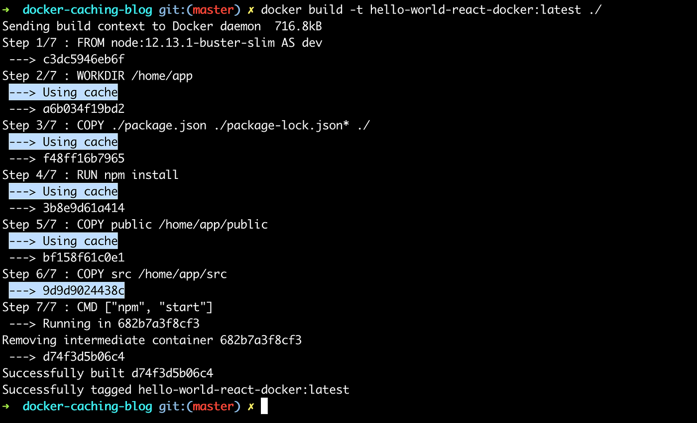 Docker Caching — Introduction to Docker Layers | by Aleksa Vukotic | The  Startup | Medium