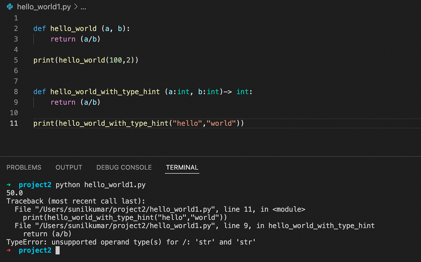 Python: Dynamic Typing vs Static Typing | by Sunil Kumar | Medium