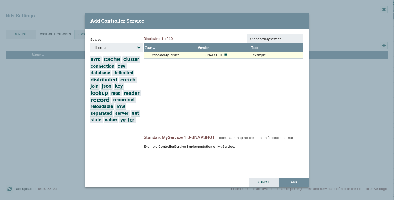 Nifi Database Lookup - 