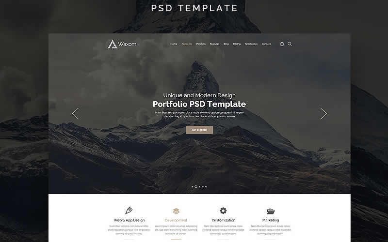 Psd photoshop templates