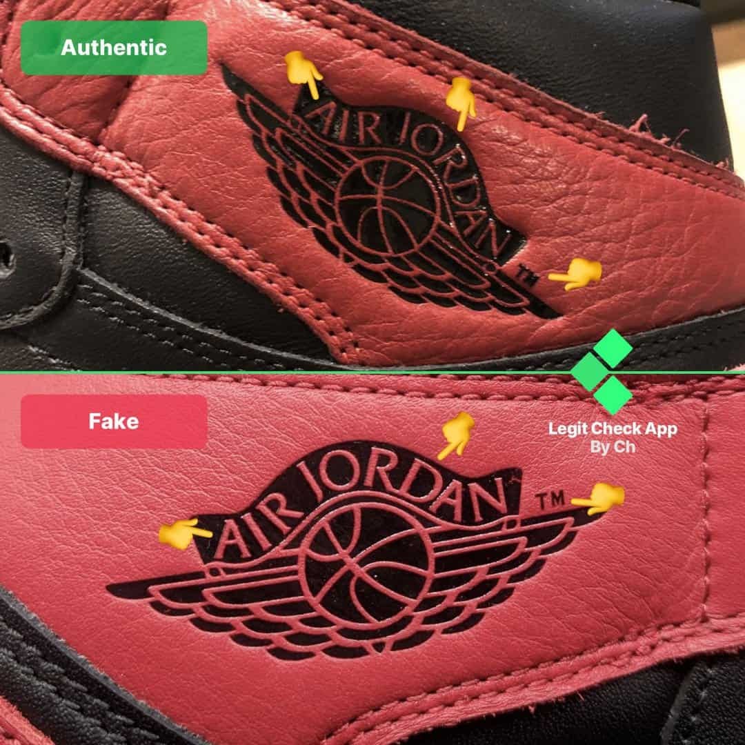 How To Spot Fake Air Jordan 1 Bred Banned Releases) | by Legit Check By Ch | Medium