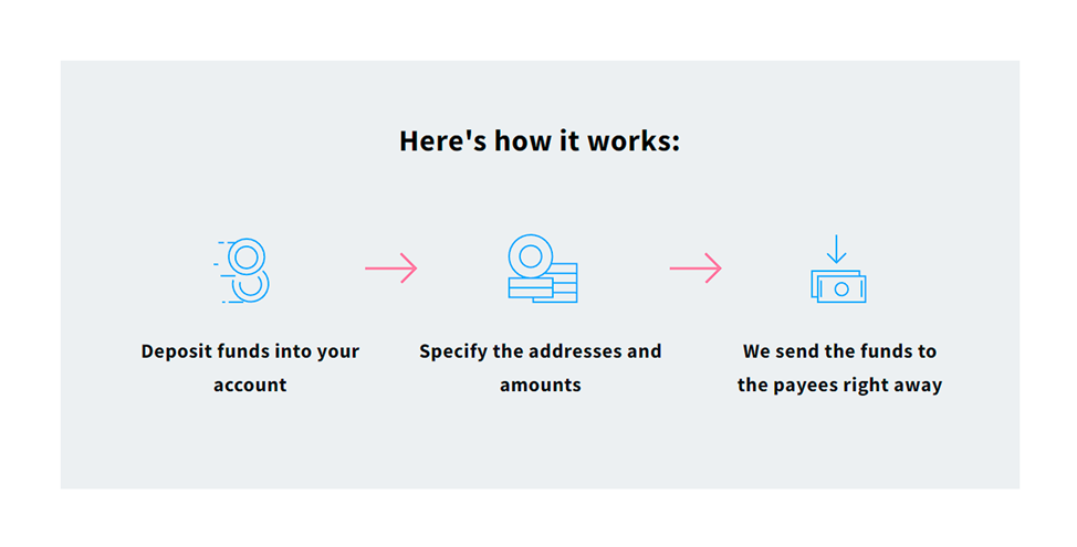 How do mass payments work?