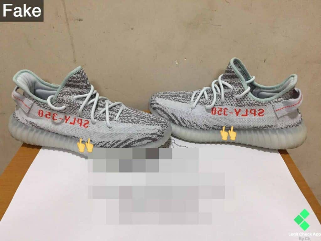 yeezy blue tint real