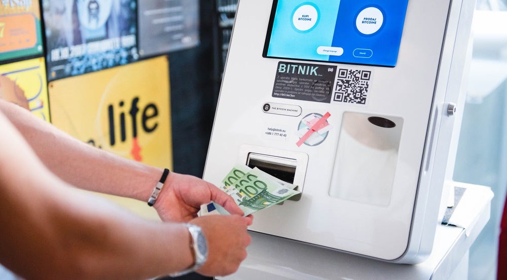 How To Send Money Through Bitcoin Atm By Cryptoshrink Io The Capital Medium