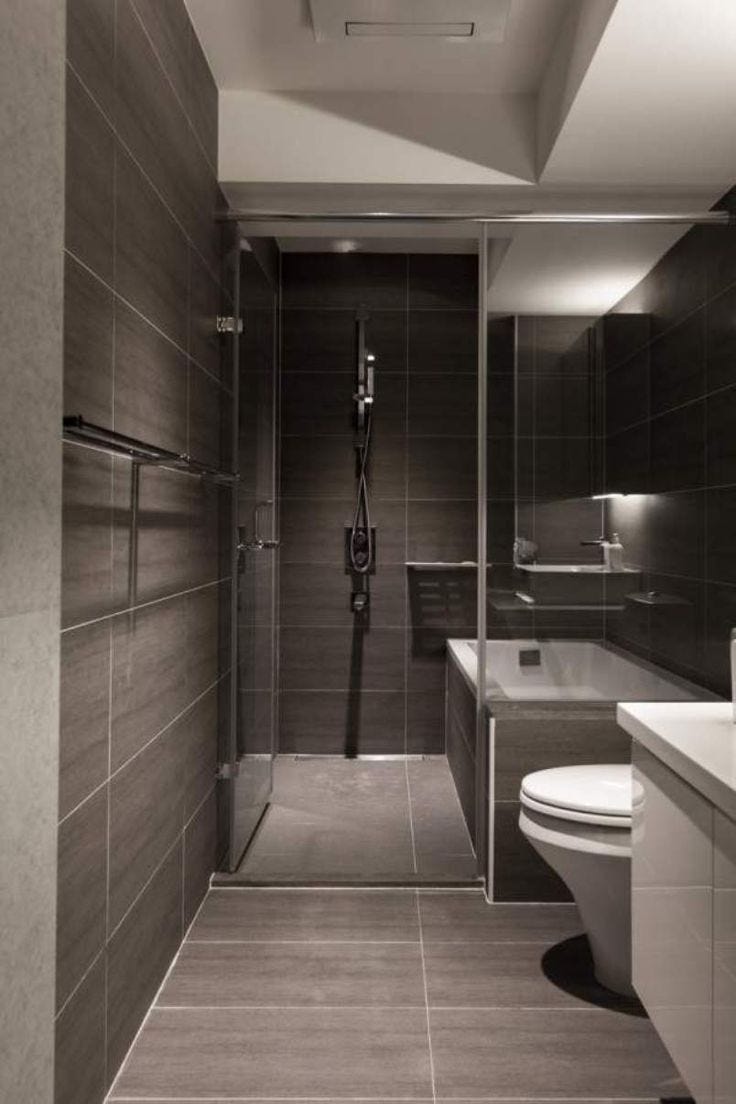 Small Modern Bathroom Ideas by putra sulung Medium
