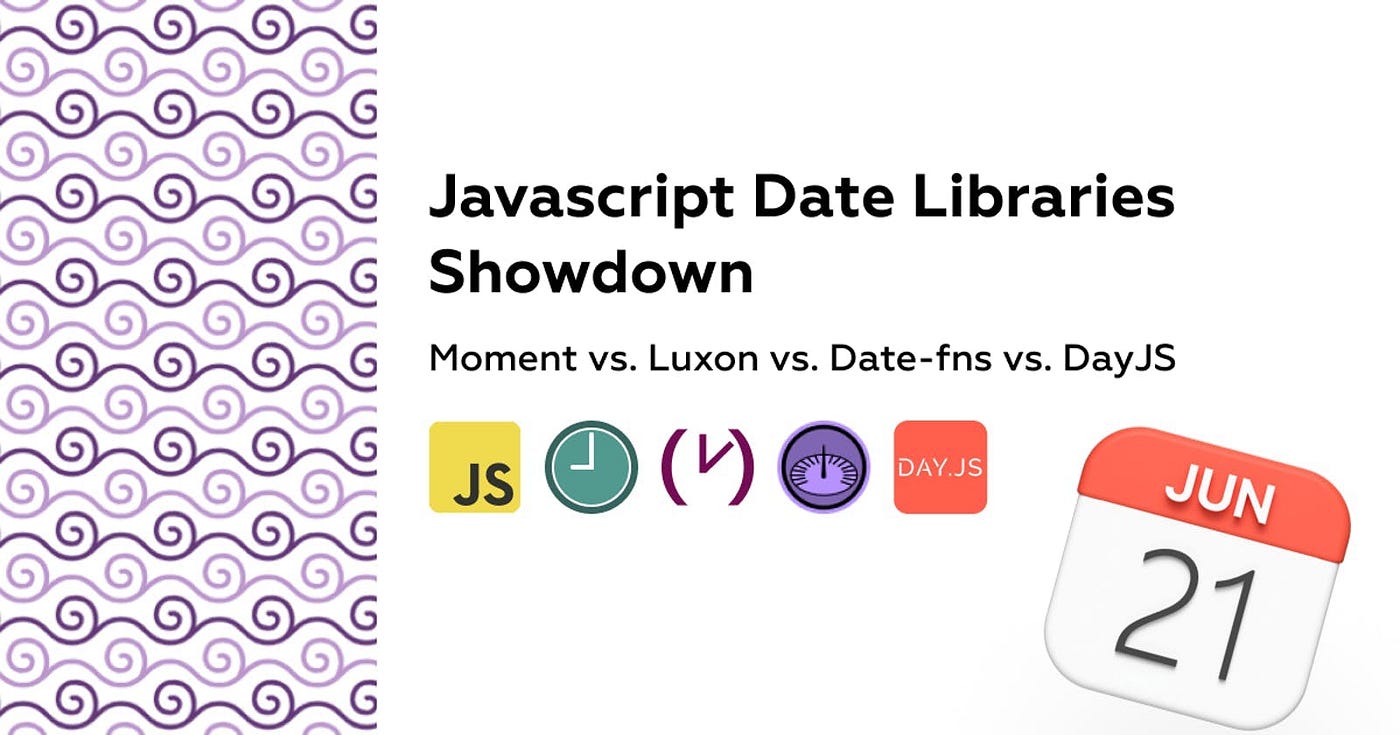JavaScript Date Libraries Showdown | by Alex Streza | JavaScript in Plain  English