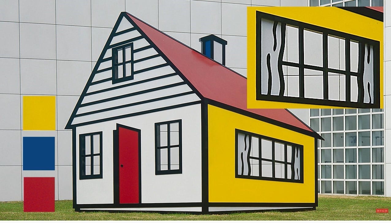 A Pop of Color for Lichtenstein's “House III”: December Collection  Highlight | by High Museum of Art | High Museum of Art | Medium