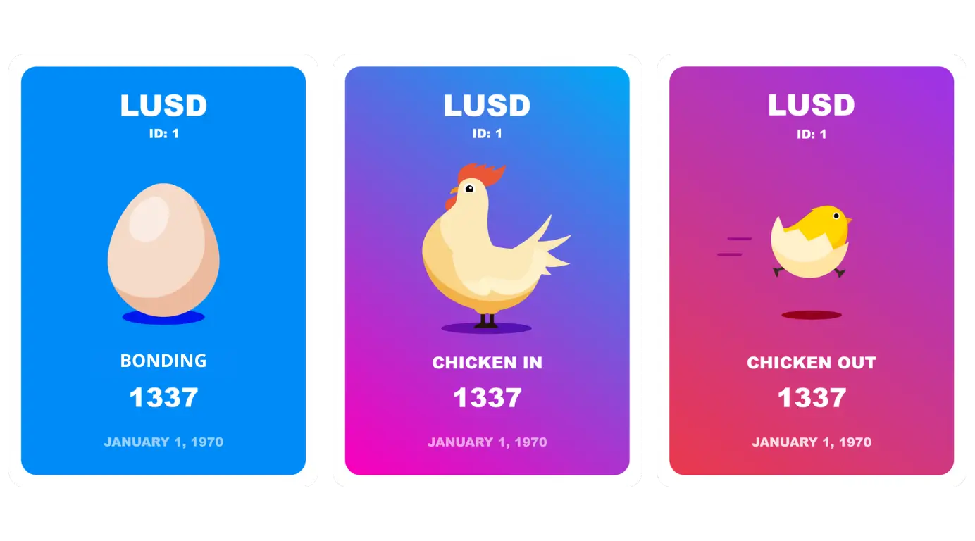 chicken bonds dynamic NFT visualisation