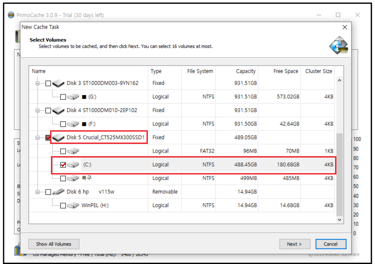 Primocache настройка для ssd