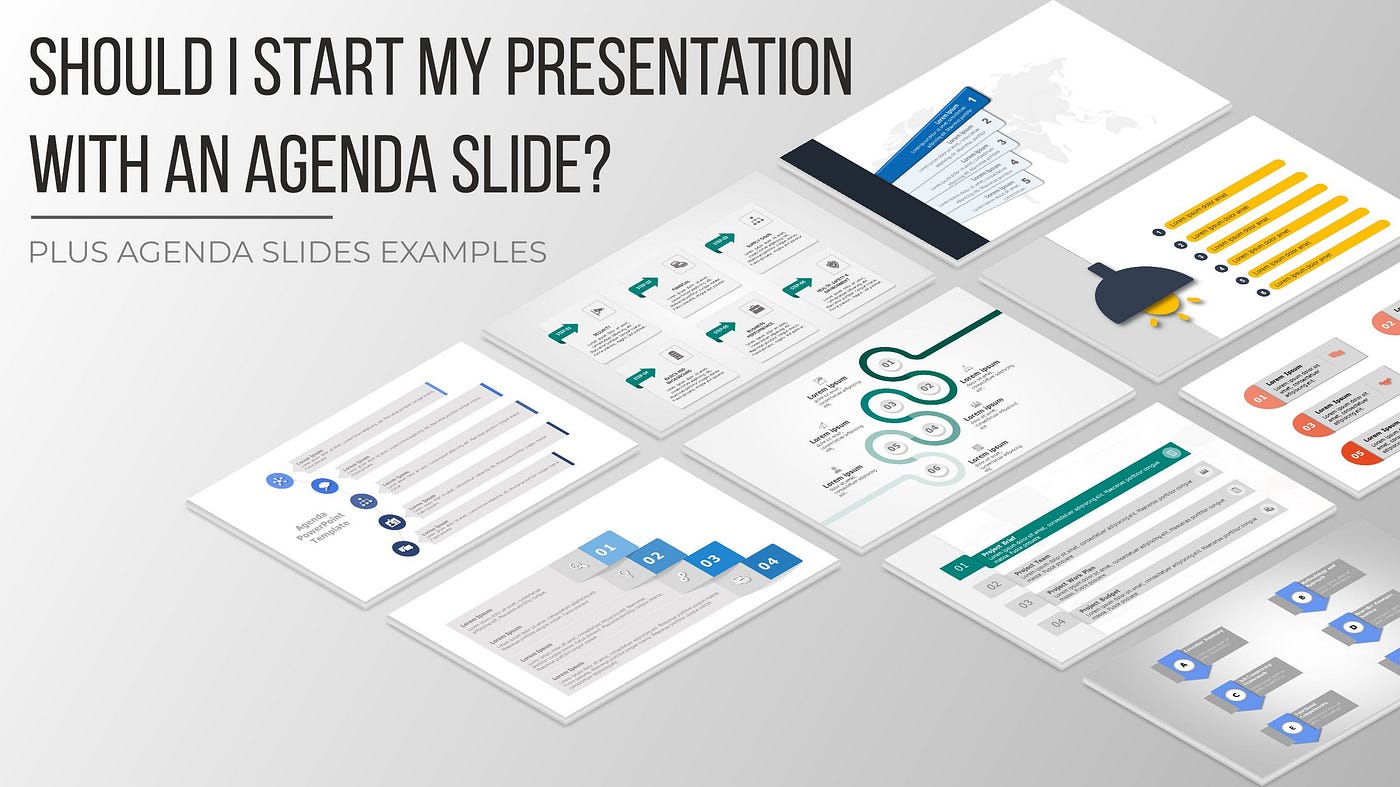 Should I Start My Presentation With An Agenda Slide Plus Agenda Slides Examples By Slideuplift Medium Should I Start My Presentation With An Agenda Slide Plus Agenda Slides Examples By Slideuplift Medium