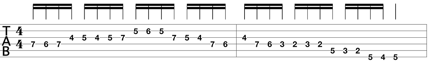 neo classical guitar scales