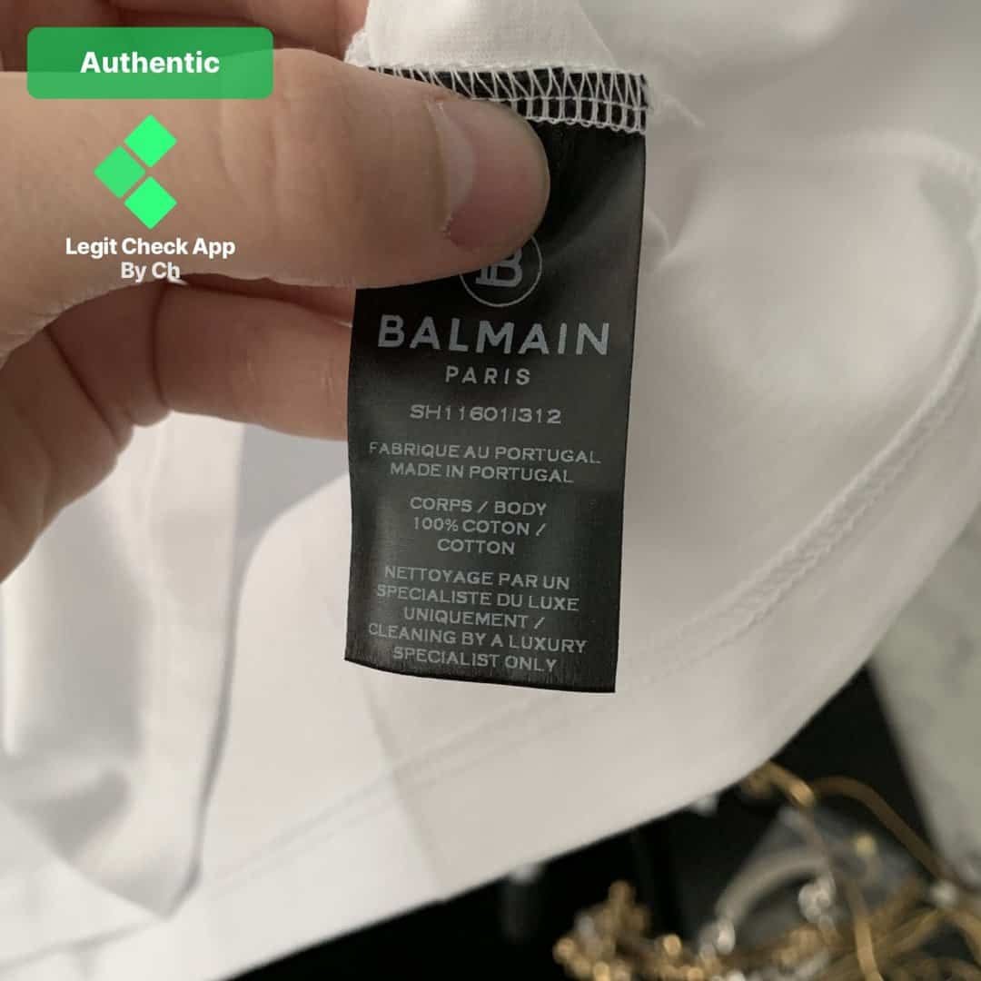 How To Fake Balmain Logo T-Shirts (Real Fake) | Legit Check By Ch | Medium